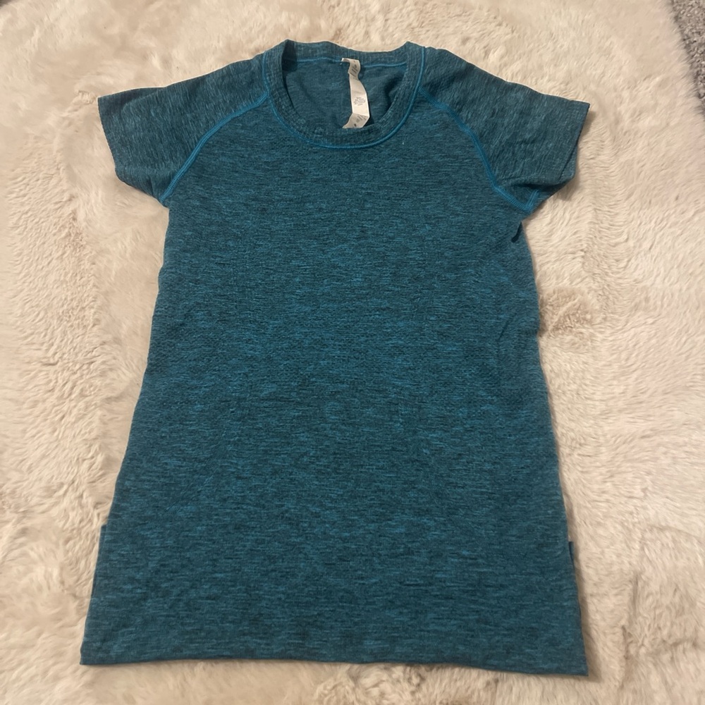 Teal Lululemon Swiftly Tech Shirt